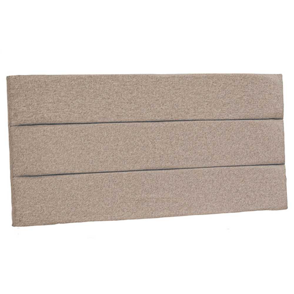 Cabecero Flotante Portofino Semidoble 120 cm Beige Tela Resistente - Camas y Cabeceros | Bylmo