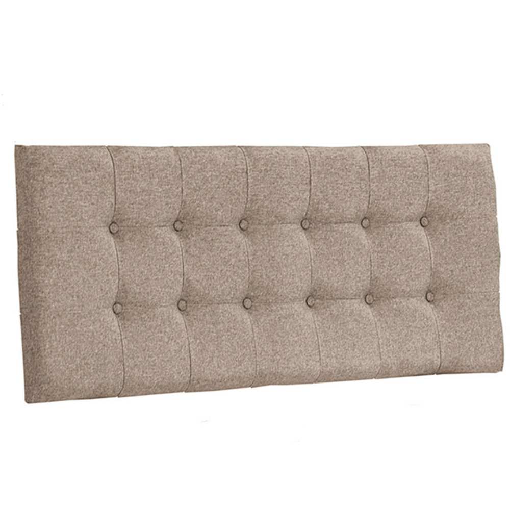 Cabecero Flotante Varena Doble 140 cm Beige Tela Resistente - Camas y Cabeceros | Bylmo