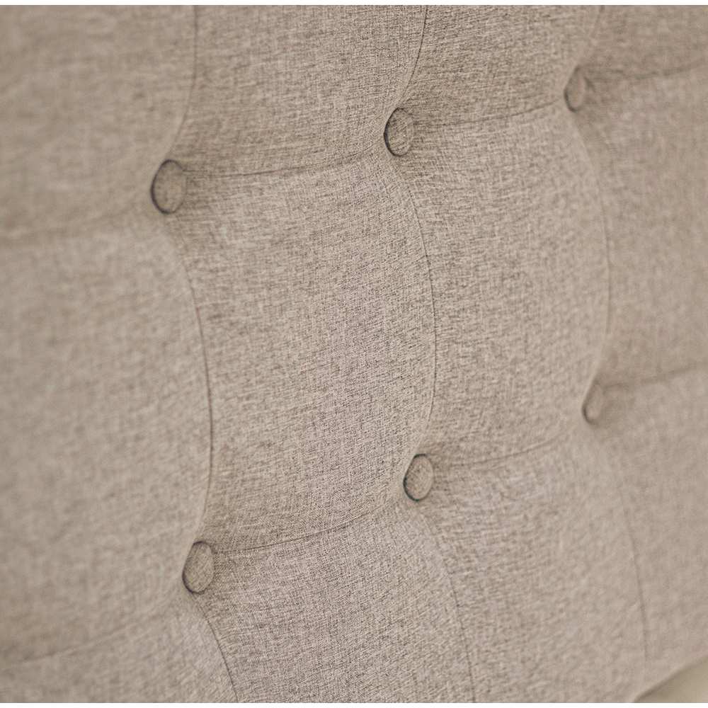 Cabecero Flotante Varena Doble 140 cm Beige Tela Resistente - Camas y Cabeceros | Bylmo