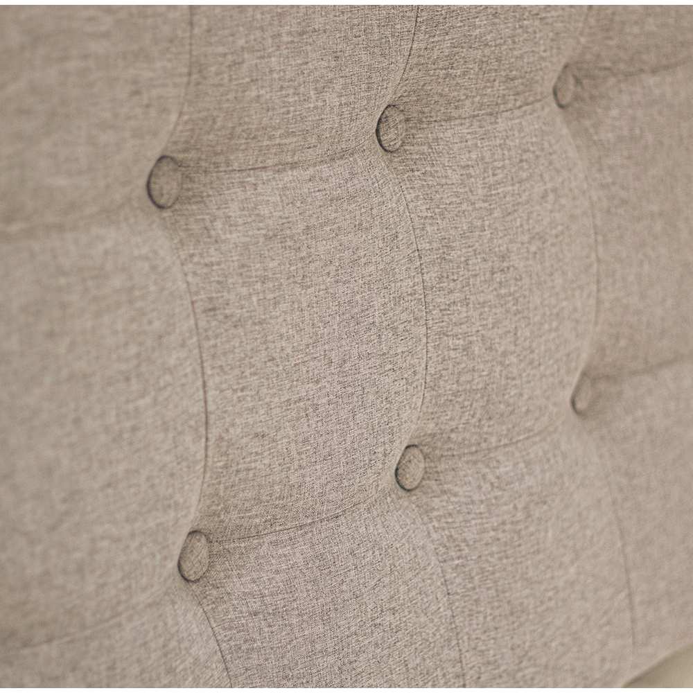 Cabecero Flotante Varena Queen 160 cm Beige Tela Resistente - Camas y Cabeceros | Bylmo