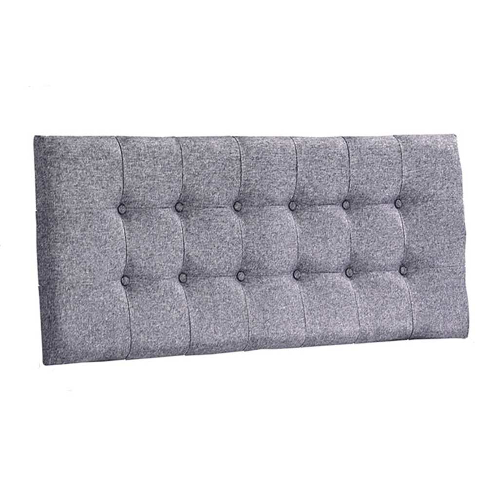 Cabecero Flotante Varena Doble 140 cm Gris Tela Resistente - Camas y Cabeceros | Bylmo