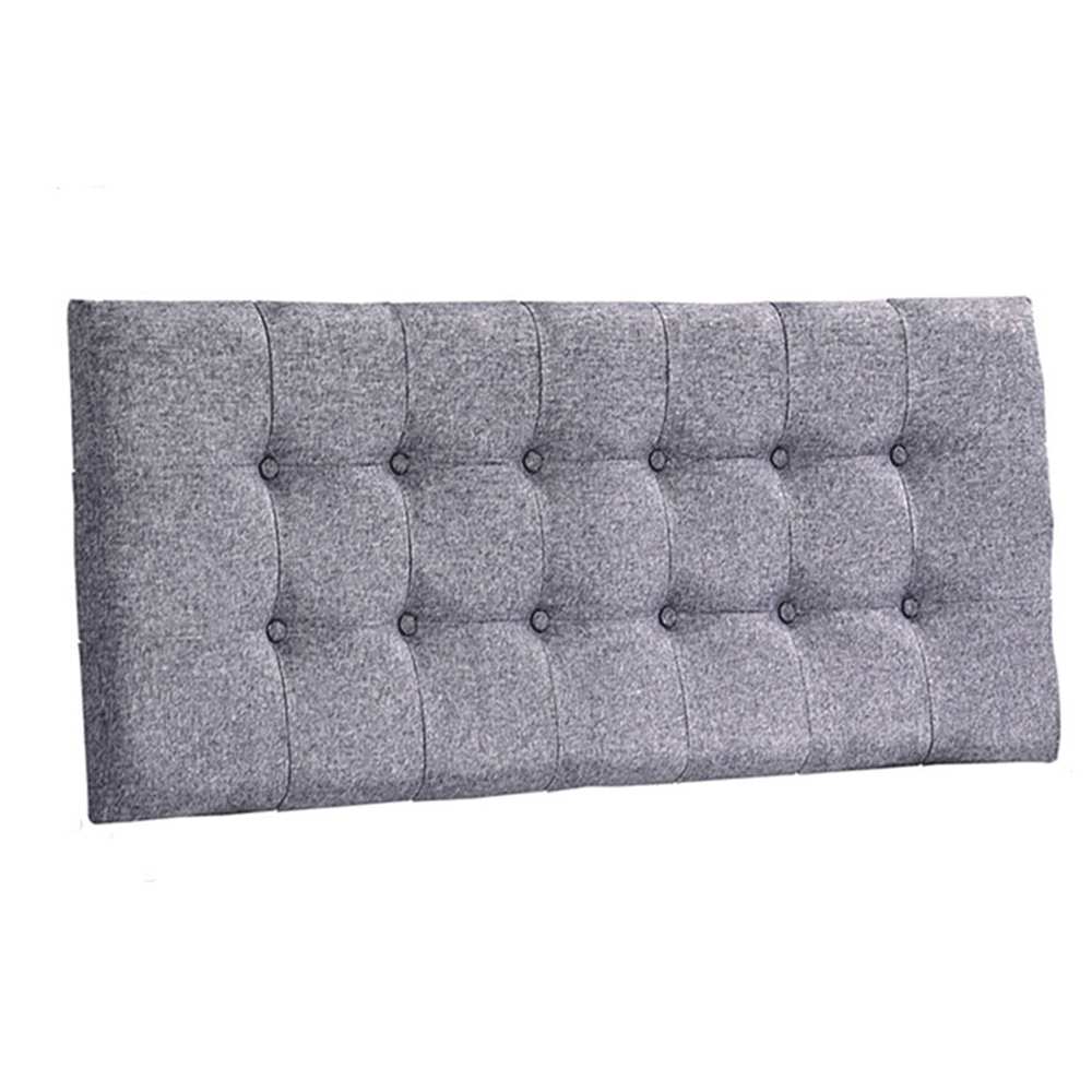 Cabecero Flotante Varena King 200 cm Gris Tela Resistente - Camas y Cabeceros | Bylmo