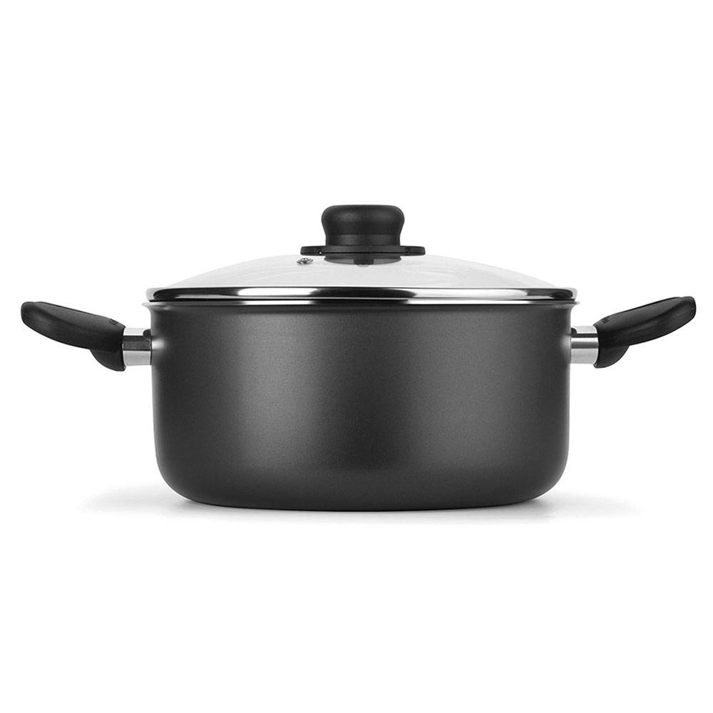 Cacerola Gris 24x17cm con Mango de Baquelita y con Revestimiento Antiadherente - Ollas y Sartenes | Bylmo