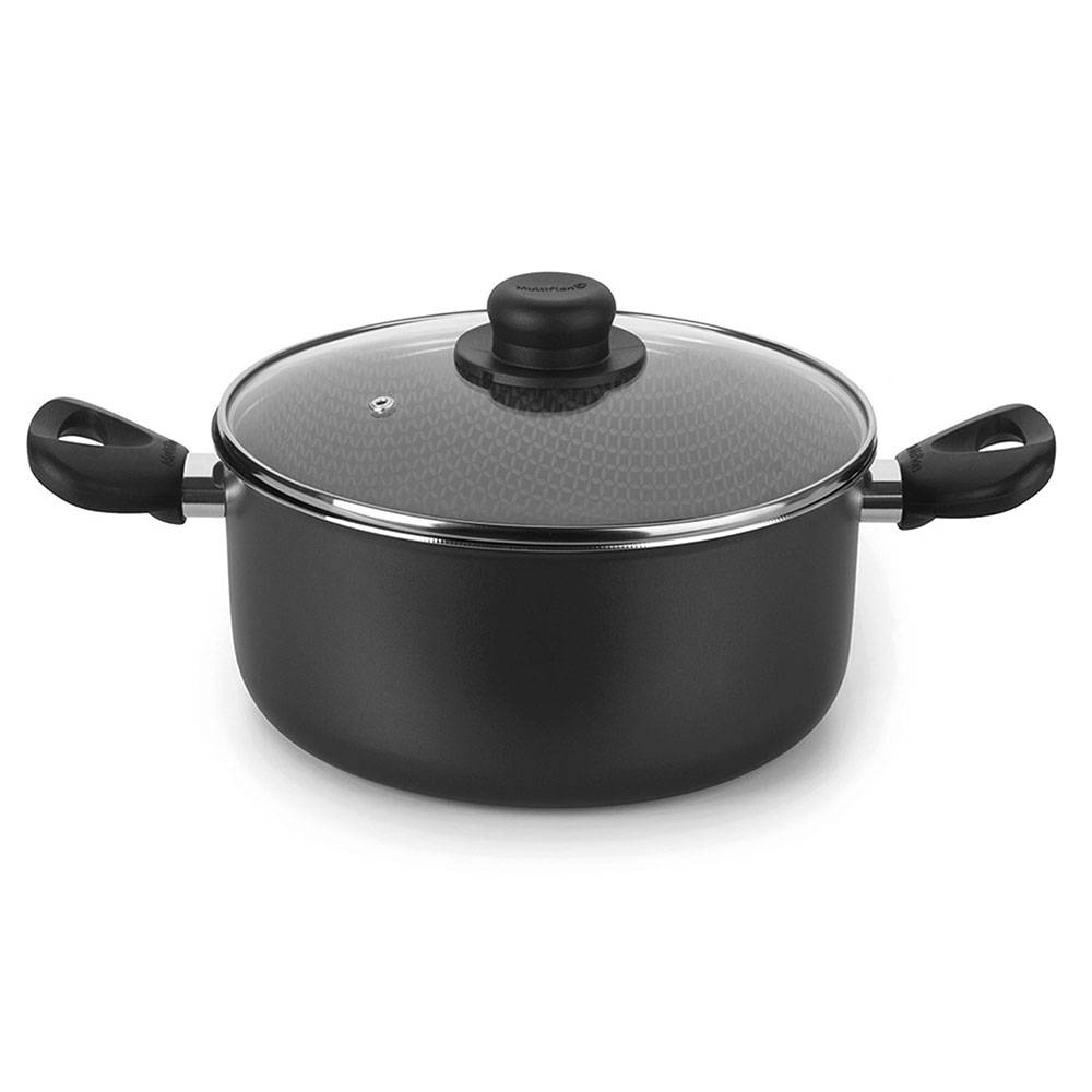 Cacerola Gris 24x17cm con Mango de Baquelita y con Revestimiento Antiadherente - Ollas y Sartenes | Bylmo