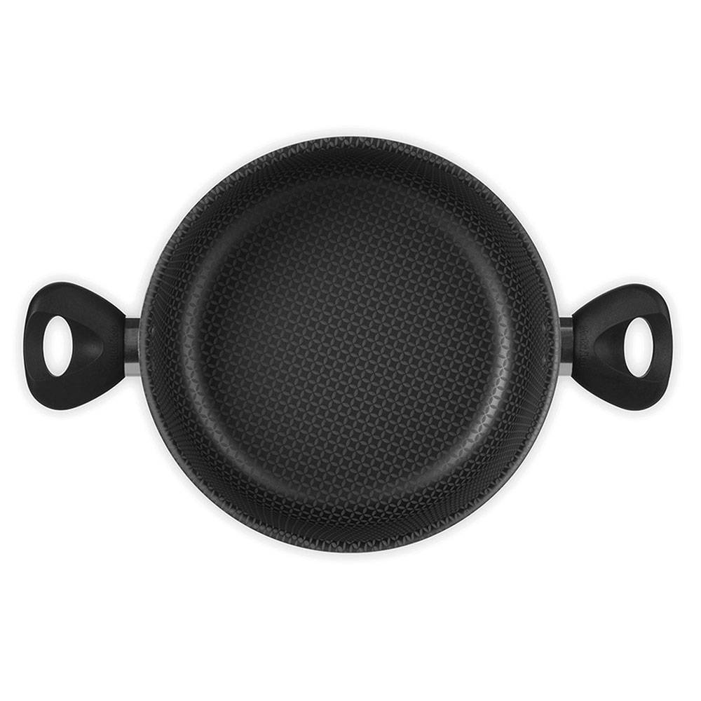 Cacerola Gris 24x17cm con Mango de Baquelita y con Revestimiento Antiadherente - Ollas y Sartenes | Bylmo