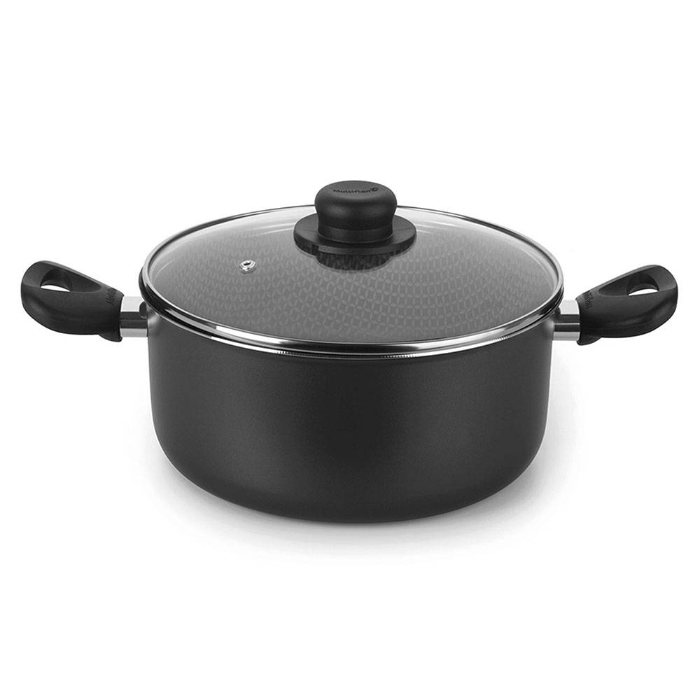 Cacerola Gris 26x18cm con Mango de Baquelita y con Revestimiento Antiadherente - Ollas y Sartenes | Bylmo