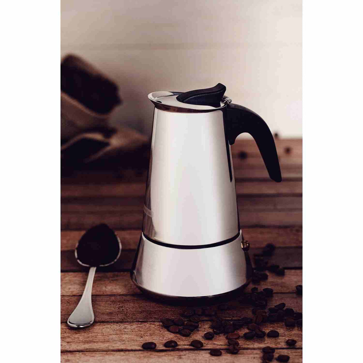 Cafetera Italiana Chá e Café Acero 11x18cm para 350 Mililitros con Filtro - Utensilios y Accesorios | Bylmo