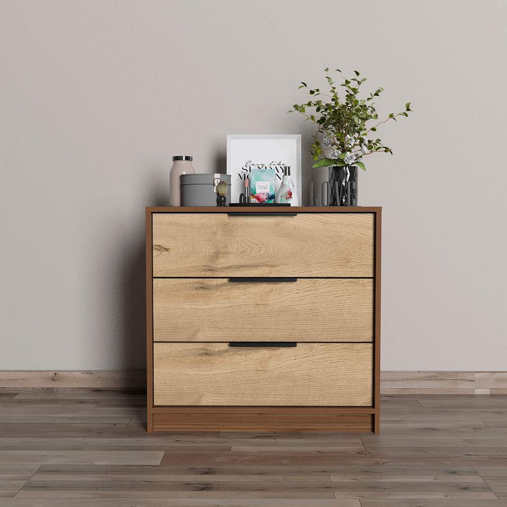 Cómoda Col Gales y Duna 70 cm con Tres Cajones - Cajoneras | Bylmo