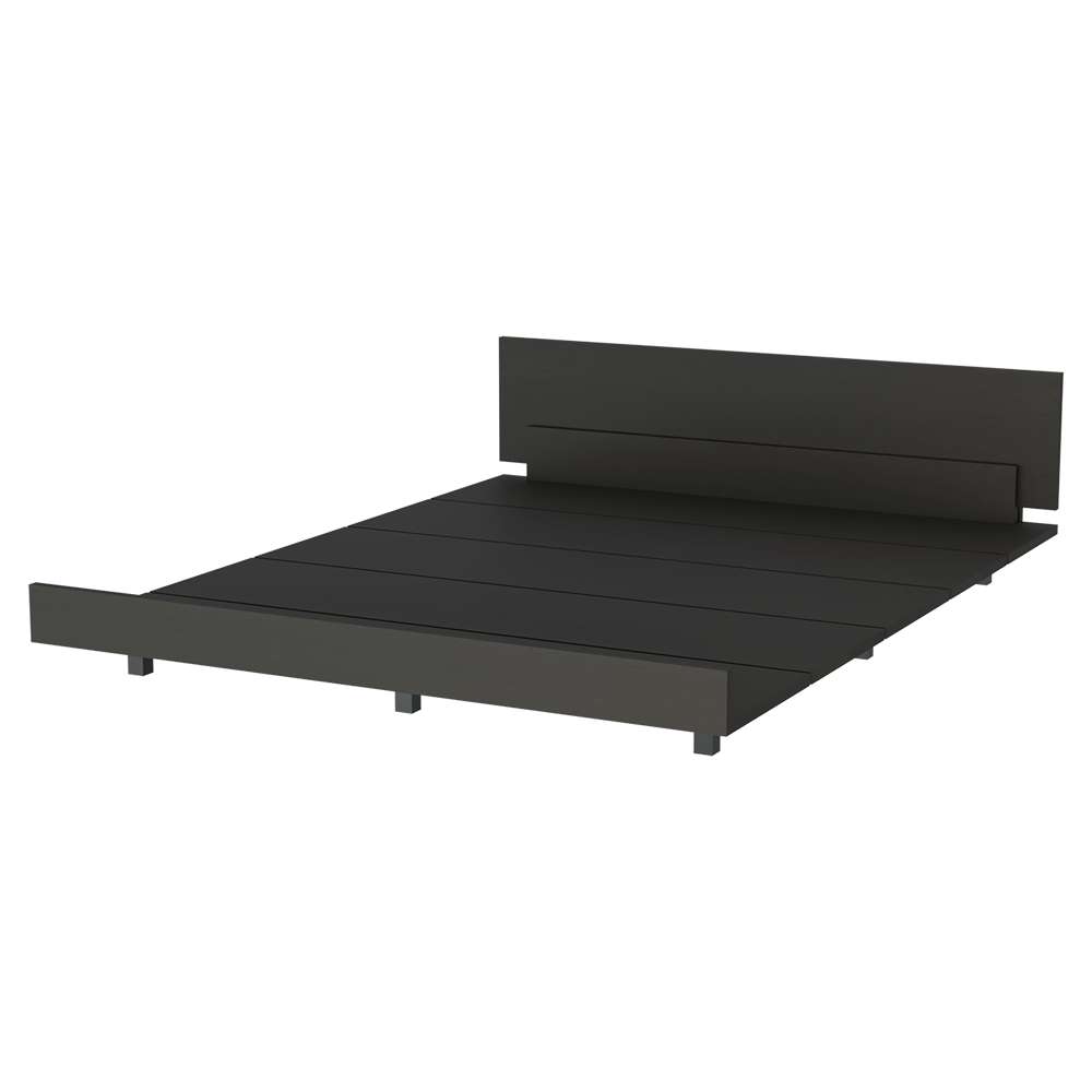 Cama Kaia Plus Queen 160 cm Wengue - Camas | Bylmo