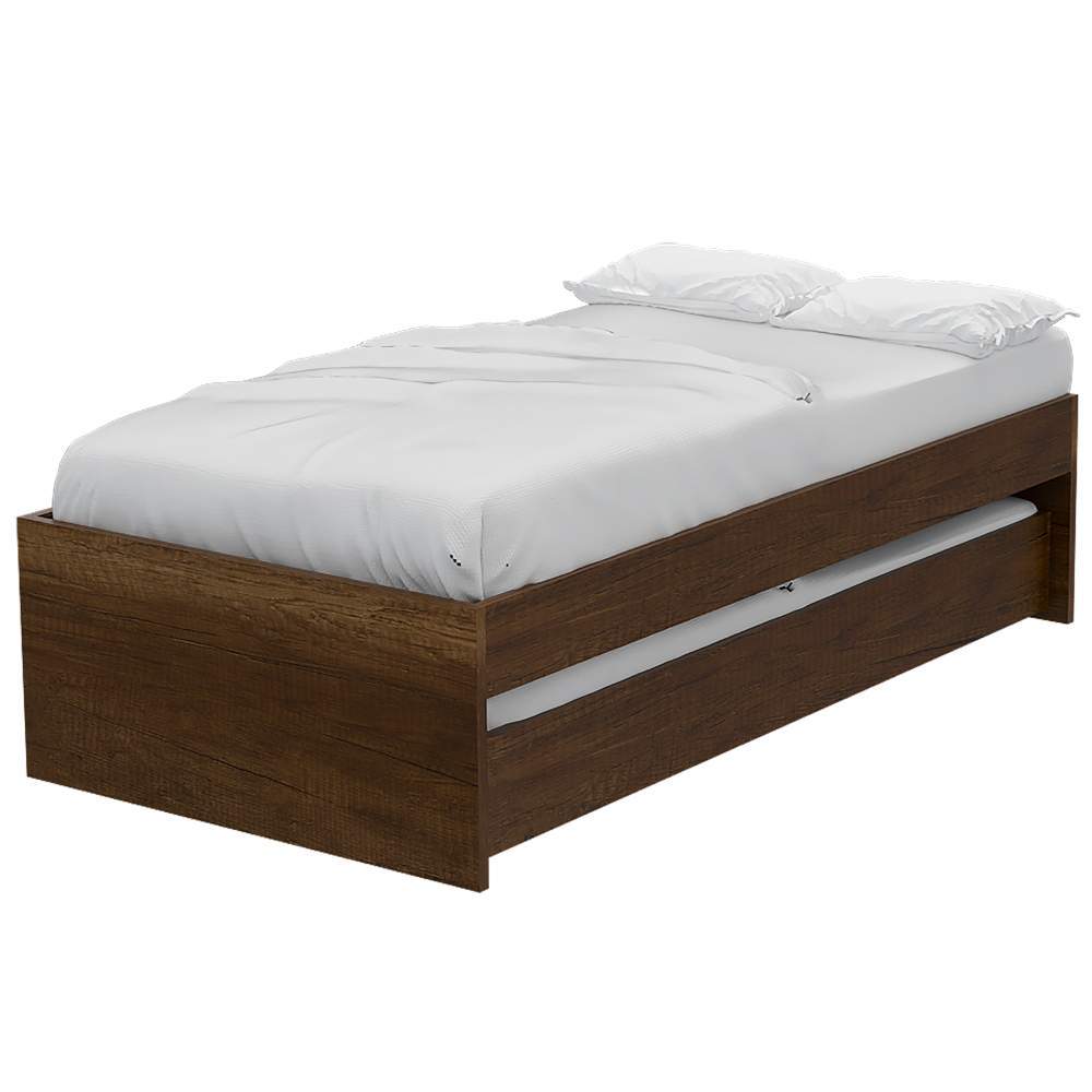 Cama Tarima Florencia Caramelo 200x49cm para Colchón Sencillo 100 X 190 Cm - Camas | Bylmo