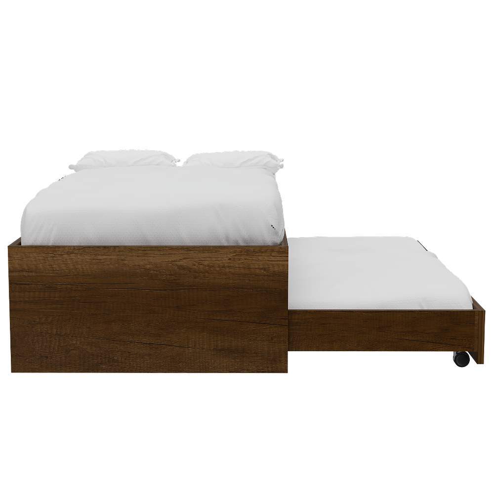Cama Tarima Florencia Caramelo 200x49cm para Colchón Sencillo 100 X 190 Cm - Camas | Bylmo