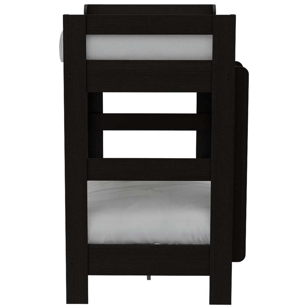 Camarote Palmetto Sencilla 100 cm Wengue Dos Niveles - Camas | Bylmo