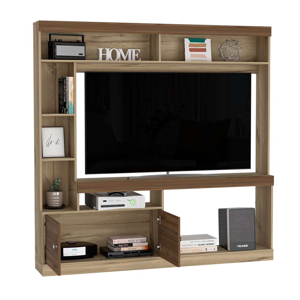 Centro de Entretenimiento Dante Duna y Gales 180 cm con Dos Puertas - Muebles para TV | Bylmo