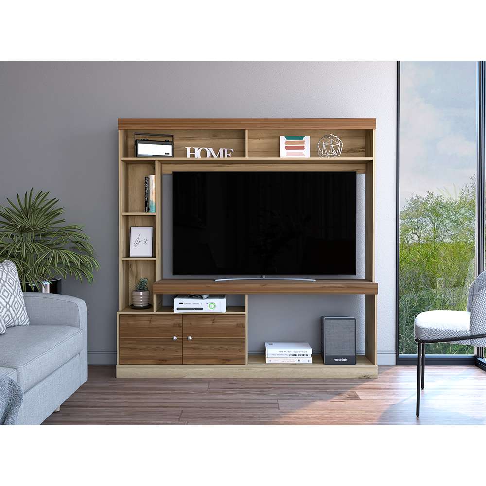 Centro de Entretenimiento Dante Duna y Gales 180 cm con Dos Puertas - Muebles para TV | Bylmo