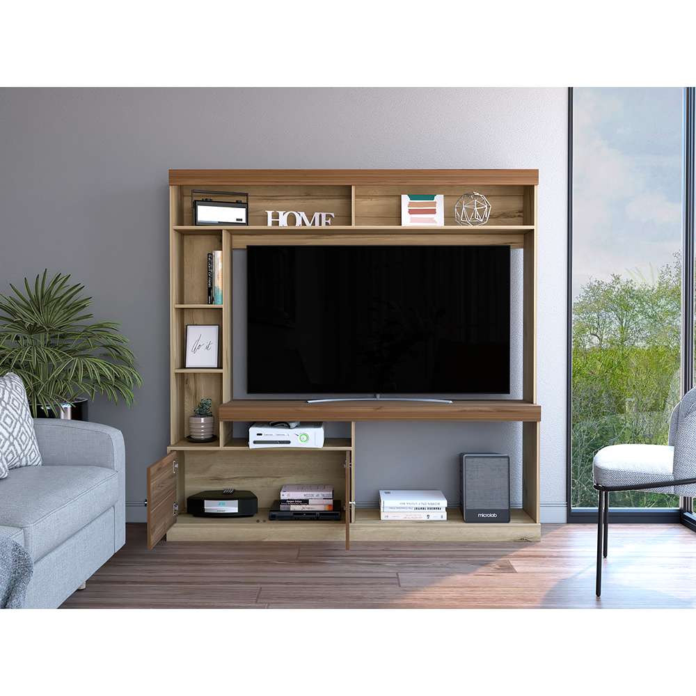 Centro de Entretenimiento Dante Duna y Gales 180 cm con Dos Puertas - Muebles para TV | Bylmo
