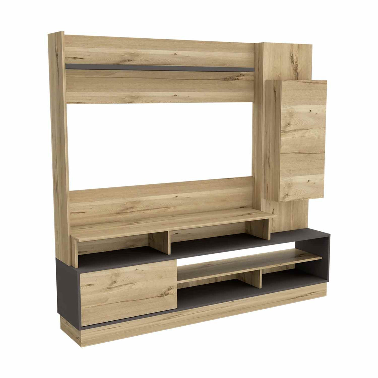Centro de Entretenimiento Ravena Duna 180 cm con Entrepaños - Muebles de TV | Bylmo