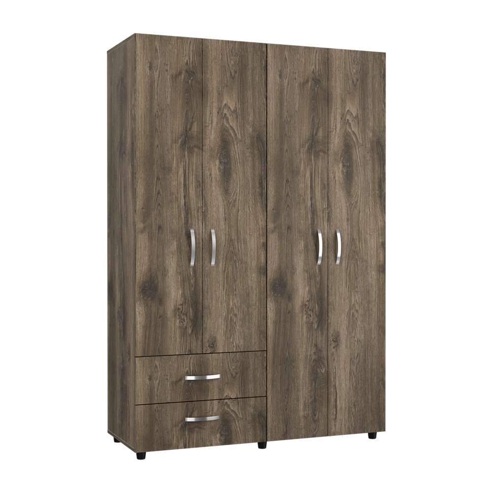 Closet Ankora Bellota 120 cm con Cuatro Puertas y Dos Cajones - Closets | Bylmo