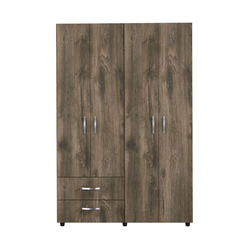 Closet Ankora Bellota 120 cm con Cuatro Puertas y Dos Cajones - Closets | Bylmo