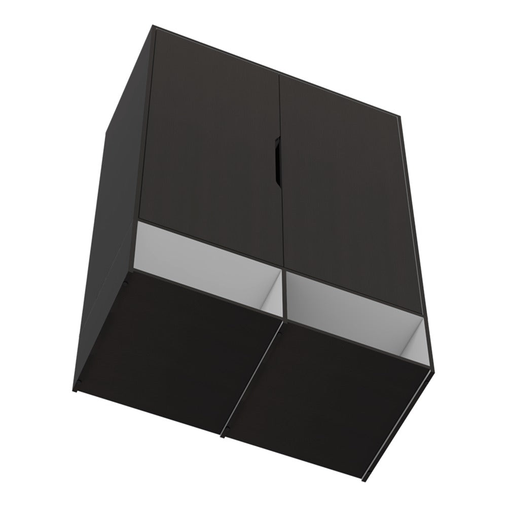 Closet Armario Wengue 100 cm con Zapatero y Percheros - Closets | Bylmo