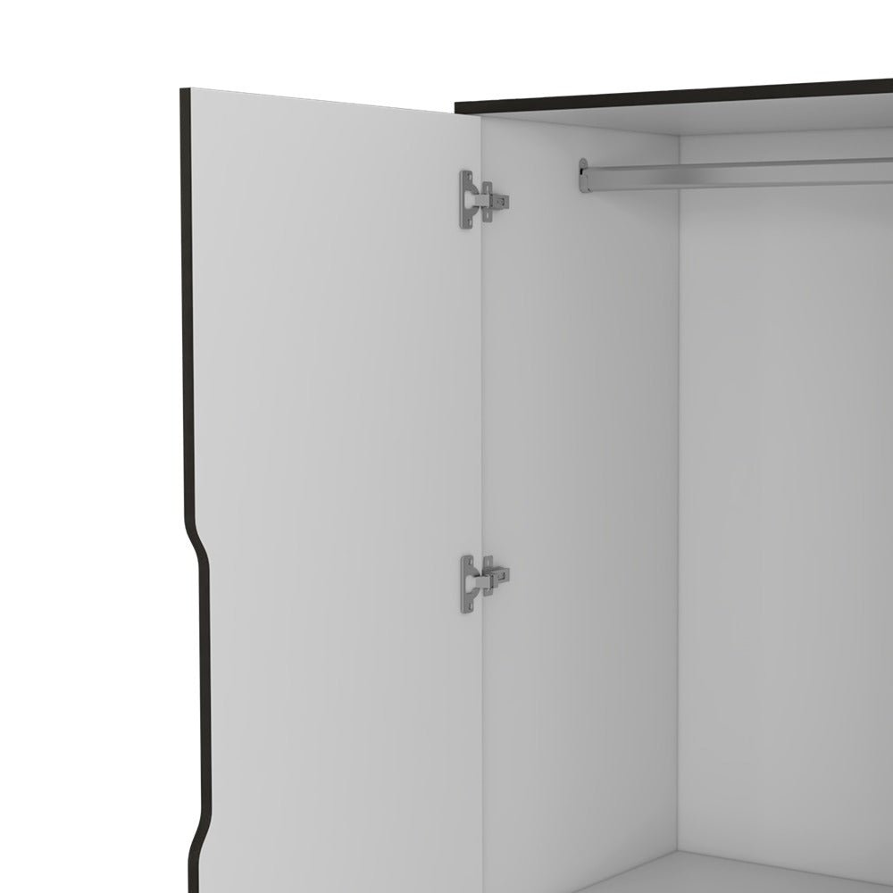 Closet Armario Wengue 100 cm con Zapatero y Percheros - Closets | Bylmo