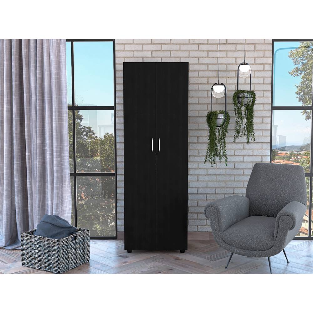 Closet Aurora Wengue 60x180cm sin Cajones con 2 Entrepaños - Closets | Bylmo