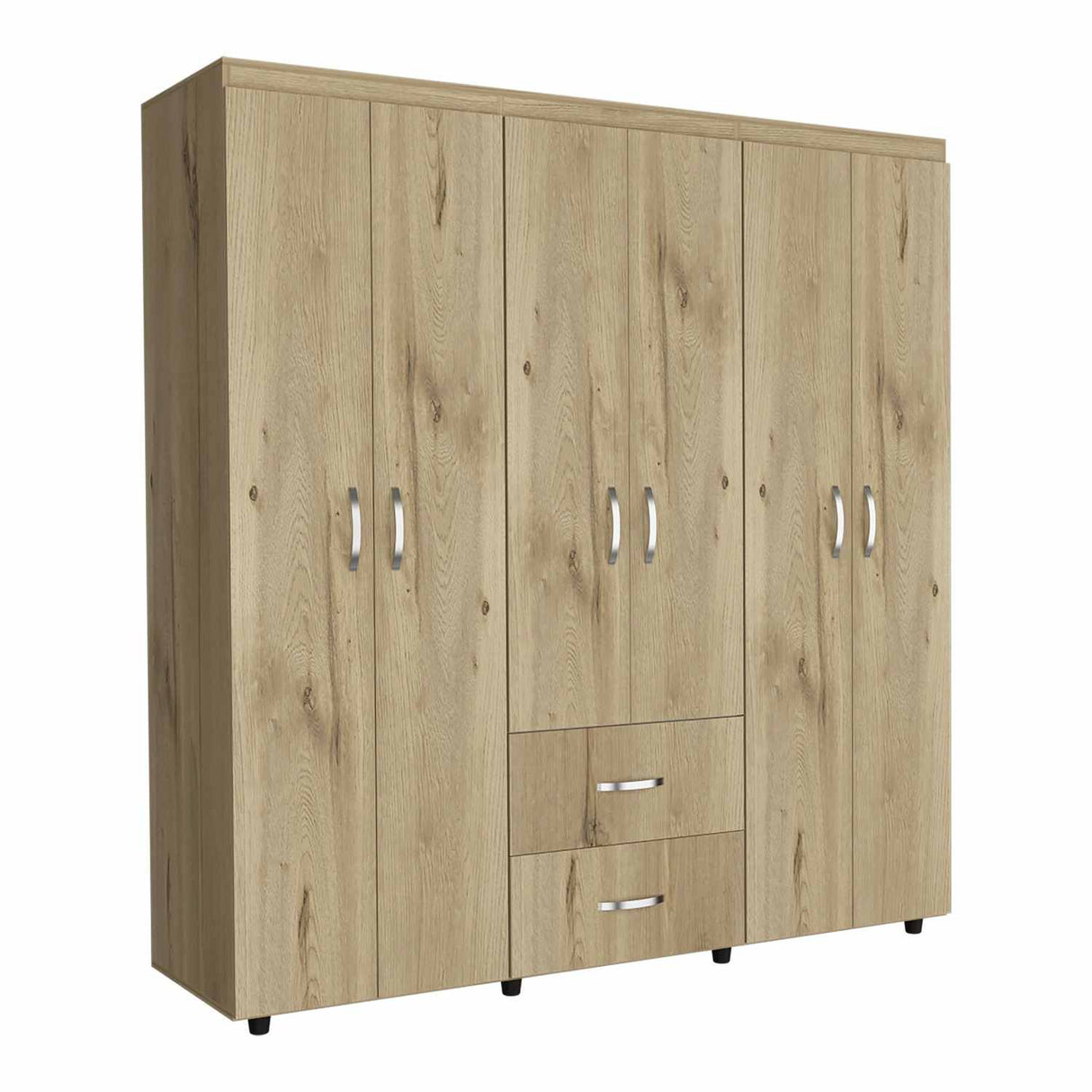 Closet Bariloche Duna 170x180cm con 2 Cajones con 4 Entrepaños - Closets | Bylmo