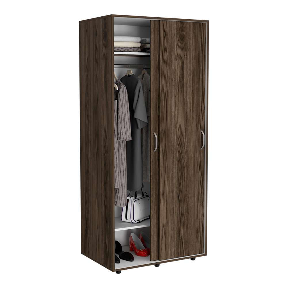 Closet Belfort Coñac 80 cm con Dos Puertas - Closets | Bylmo