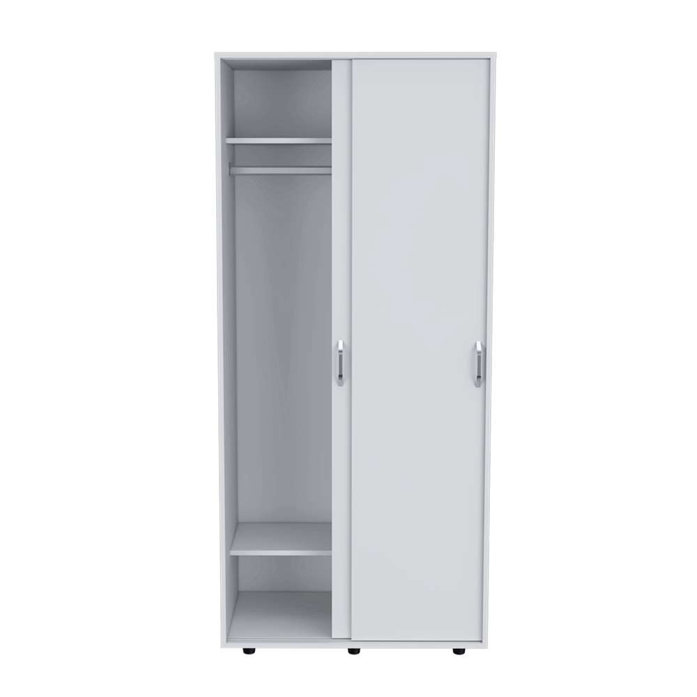 Closet Belfort Blanco 80 cm con Dos Puertas - Closets | Bylmo
