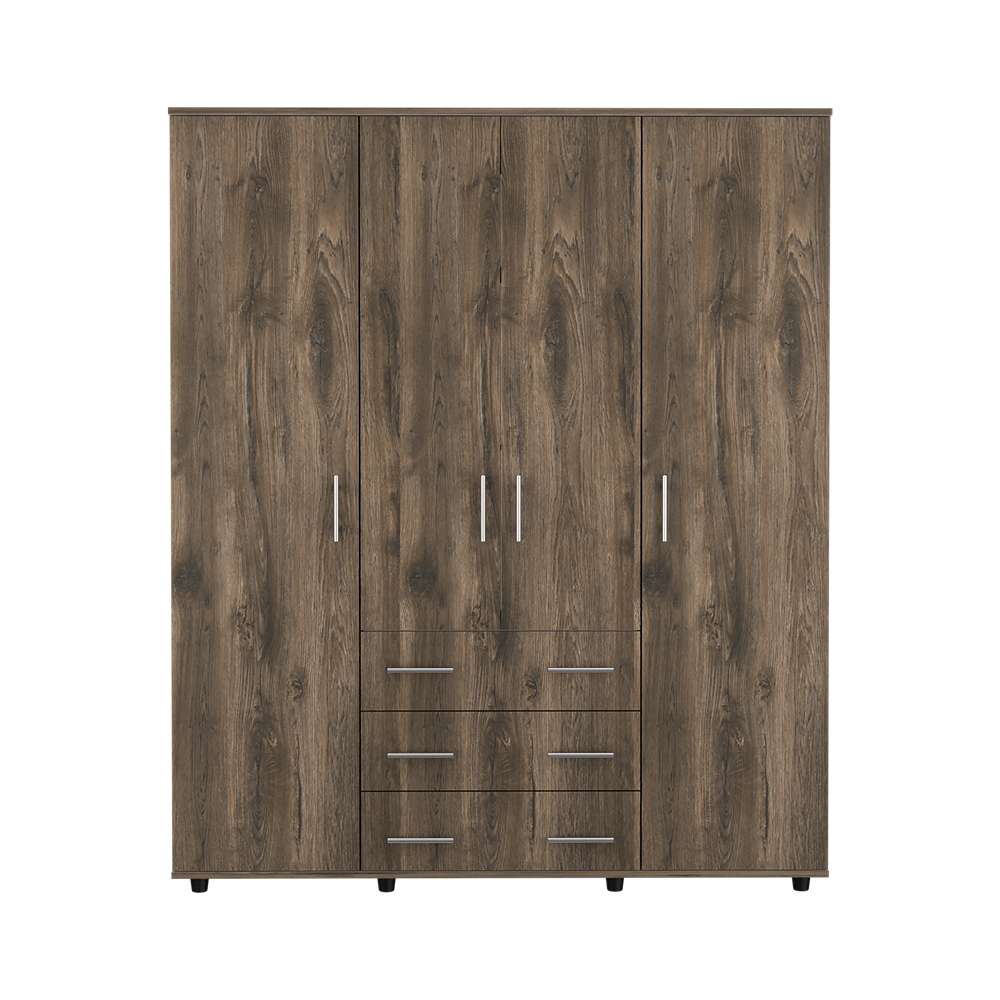Closet Fontan Bellota 150 cm con Cuatro Puertas y Tres Cajones - Closets | Bylmo