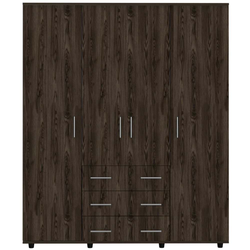 Closet Milan y Blanco 150x179cm con 6 Cajones con 2 Entrepaños - Closets | Bylmo