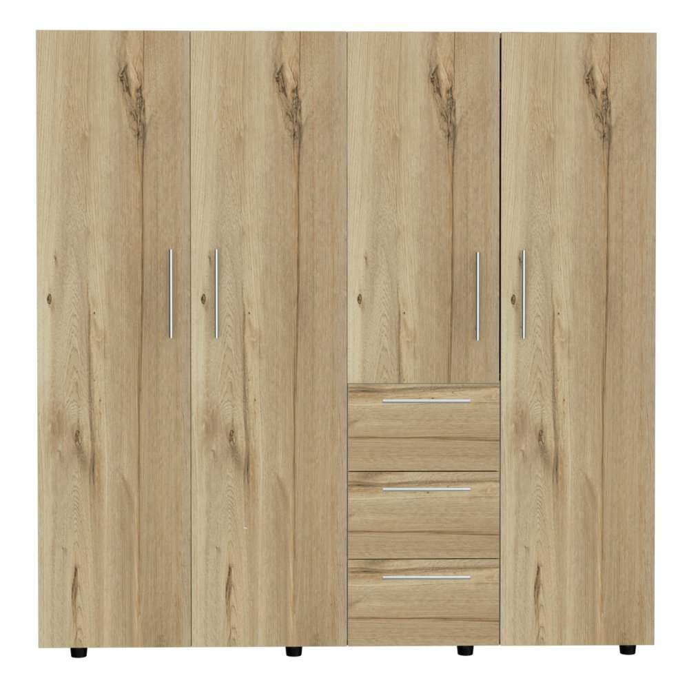Closet Harlem Duna 180 cm con Cuatro Puertas y Tres Cajones - Closets | Bylmo