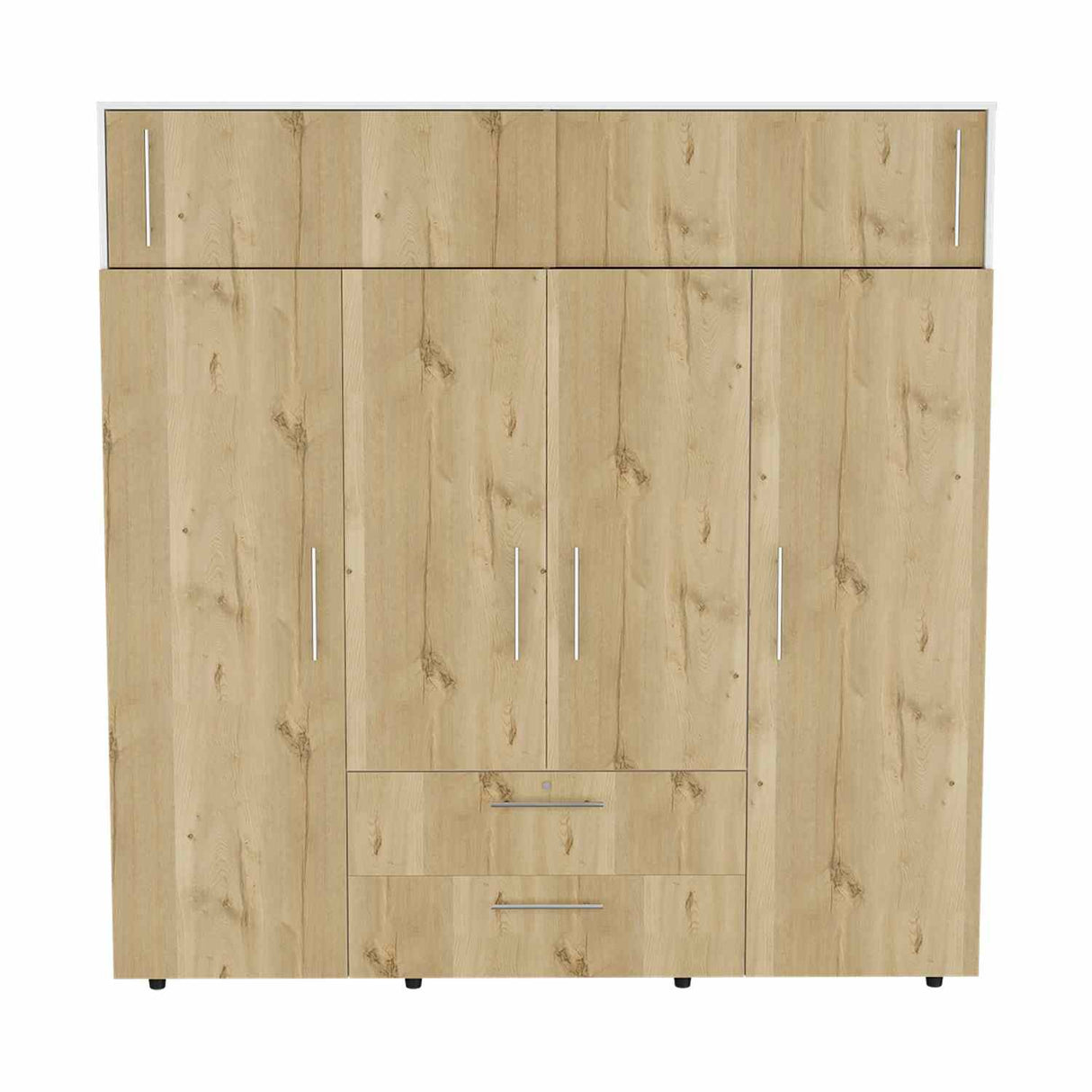 Closet Hogar Basic Duna 200 cm con Dos Cajones y Colgadero de Ropa - Closets | Bylmo