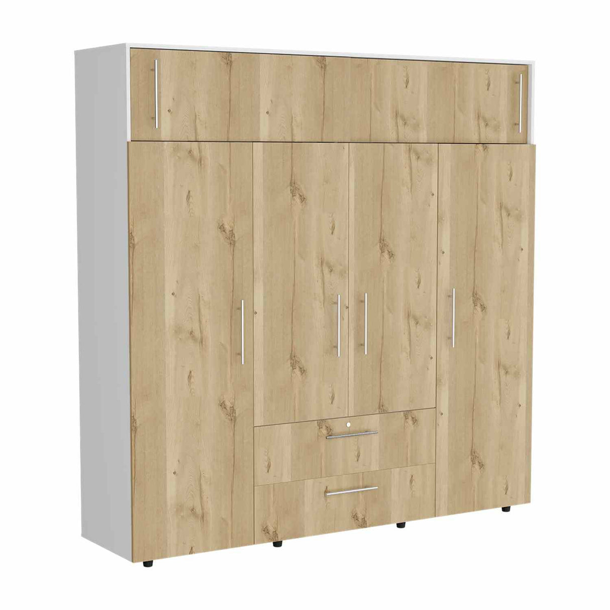 Closet Hogar Basic Duna 200 cm con Dos Cajones y Colgadero de Ropa - Closets | Bylmo