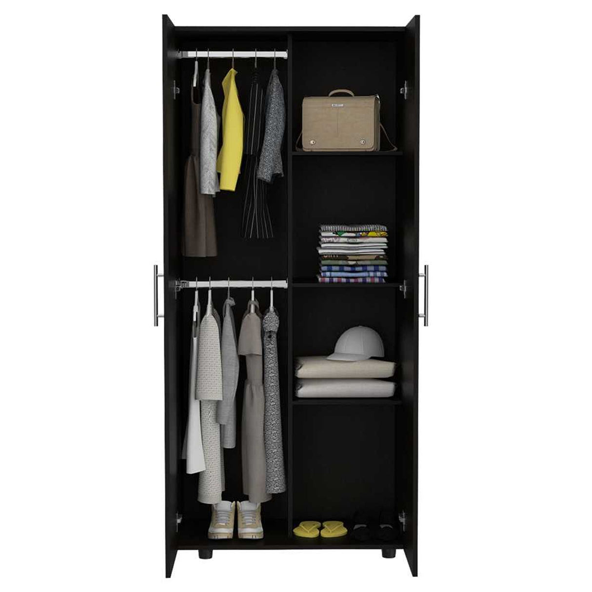 Closet Tera Wengue 80 cm con Dos Puertas - closets | Bylmo