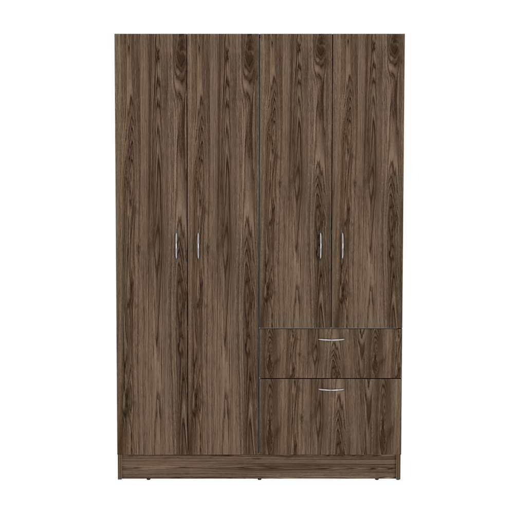 Closet Vaupés Coñac 108 cm con Cinco Puertas y Un Cajón - Closets | Bylmo