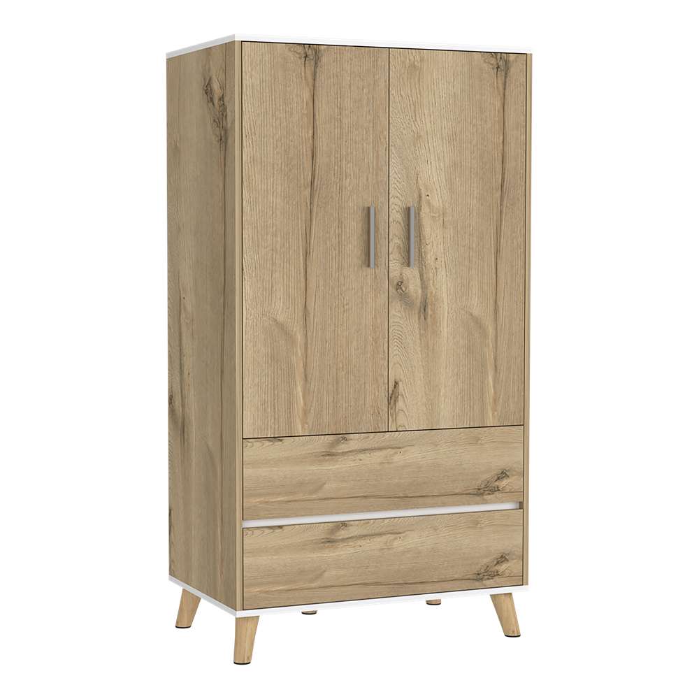 Closet Z Duna 80 cm con Dos Puertas y Dos Cajones - Closets | Bylmo