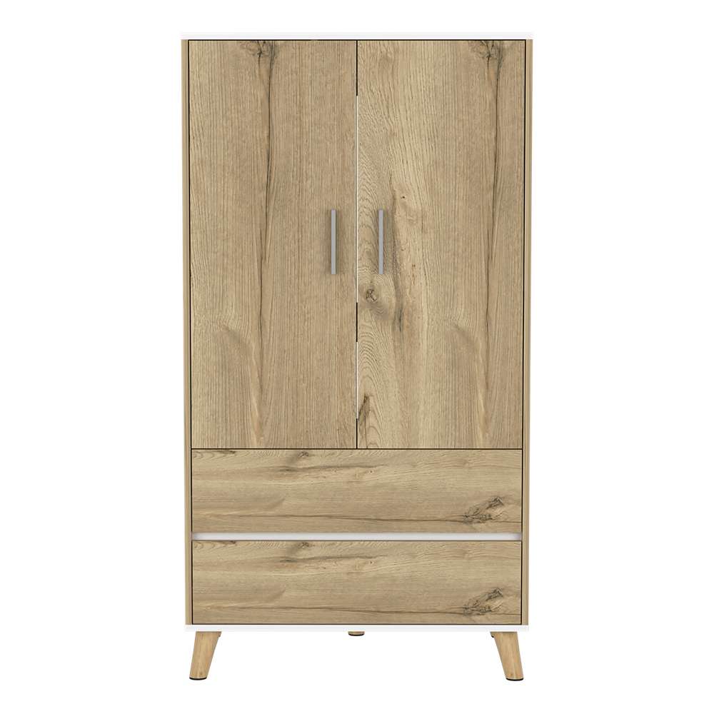 Closet Z Duna 80 cm con Dos Puertas y Dos Cajones - Closets | Bylmo