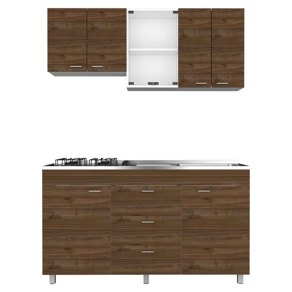 Cocina Lumina Gales 150 cm Derecha con Mesón - Cocinas | Bylmo