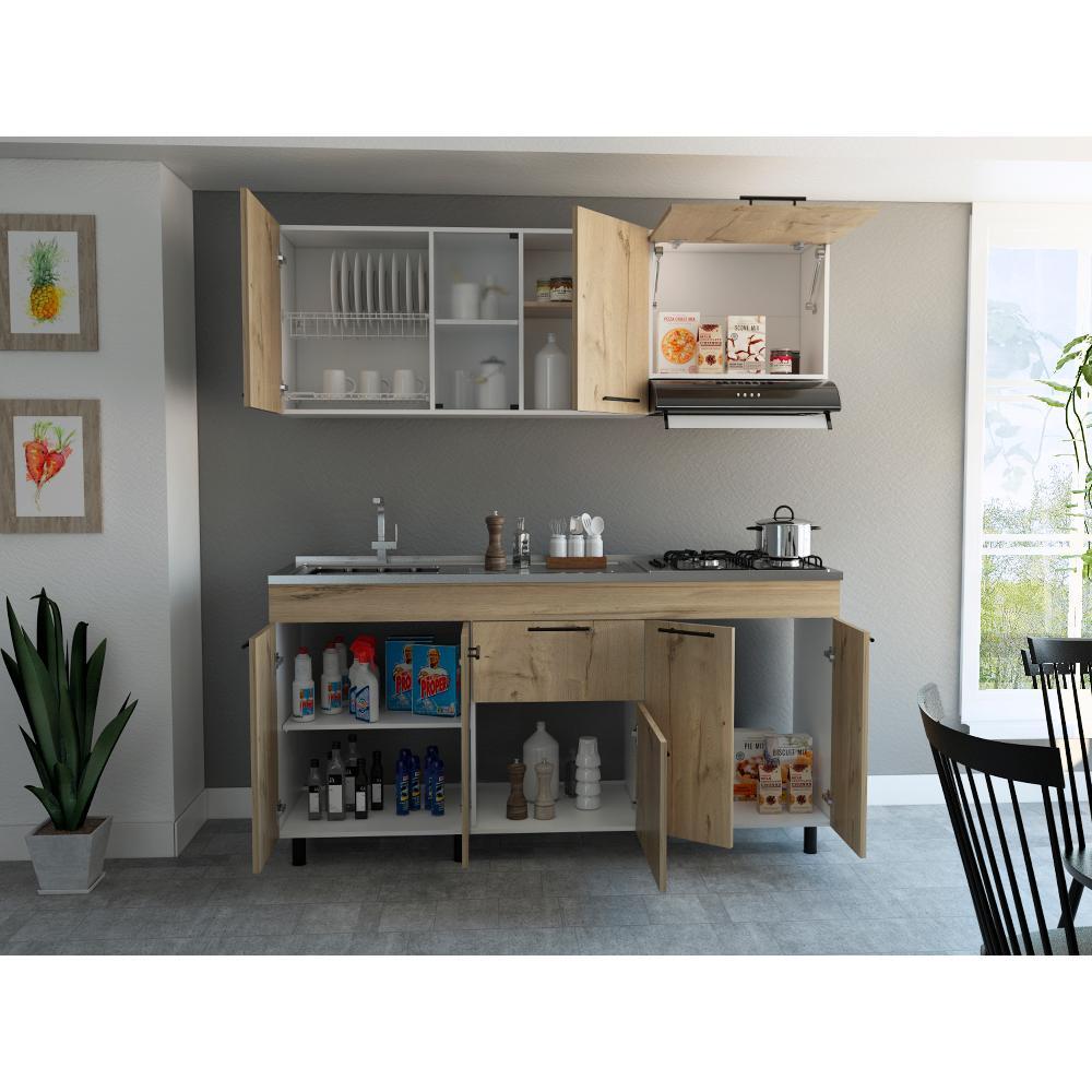 Cocina Galet Duna 180 cm Izquierda con Mesón - Cocinas | Bylmo