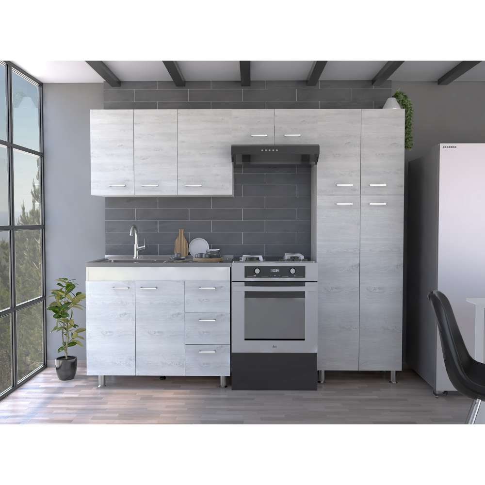 Cocina Ferreti Artiko 220 cm Izquierda con Mesón - Cocinas | Bylmo