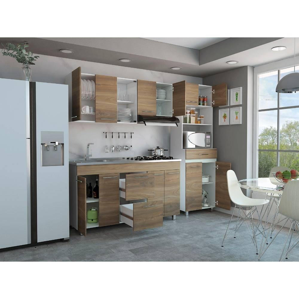 Cocina Luna Expreso 150 cm Izquierda con Mesón - Cocinas | Bylmo