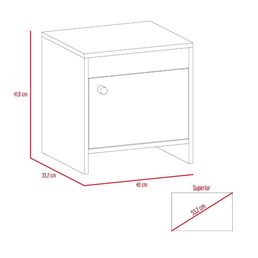 Combo Cama, Mesas de Noche y Rack para TV duna 146x92.8cm para Colchón Doble 140 X 190 Cm con Cabecero - Camas | Bylmo