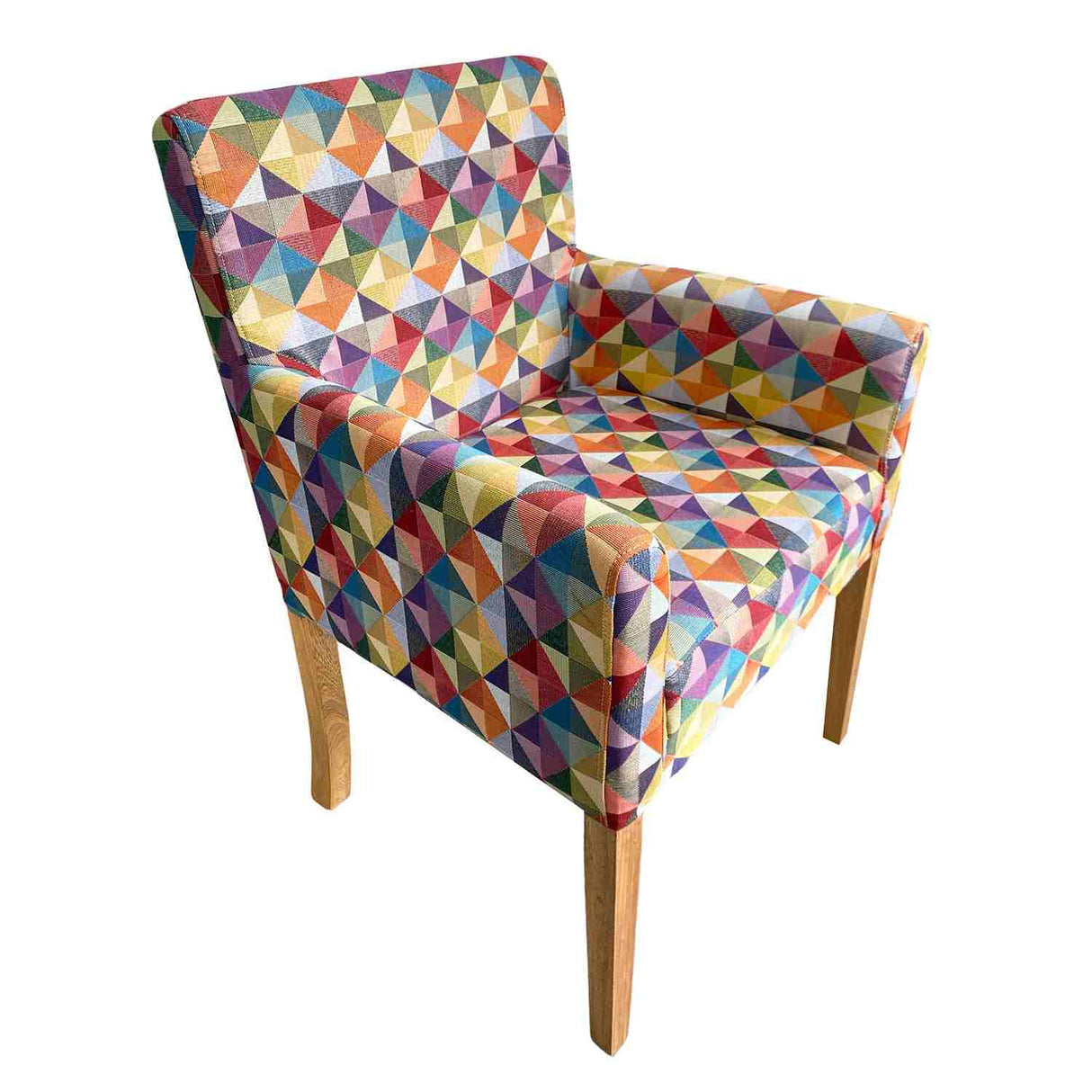Combo Poltrona, Banqueta y Mesa Medicouch Multicolor 56 cm con Patas de Madera - Combos Sala | Bylmo
