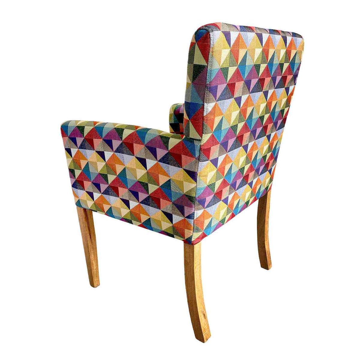 Combo Poltrona, Banqueta y Mesa Medicouch Multicolor 56 cm con Patas de Madera - Combos Sala | Bylmo