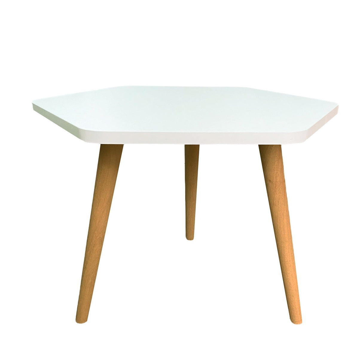 Combo Poltrona, Banqueta y Mesa Medicouch Multicolor 56 cm con Patas de Madera - Combos Sala | Bylmo