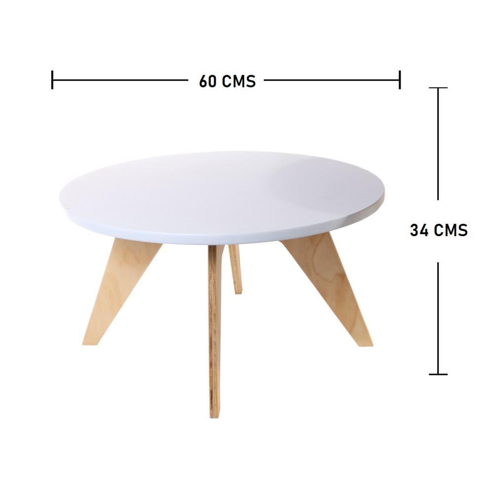 Combo Poltrona, Puff y Mesa para TV Azul 110 cm - Sillas | Bylmo