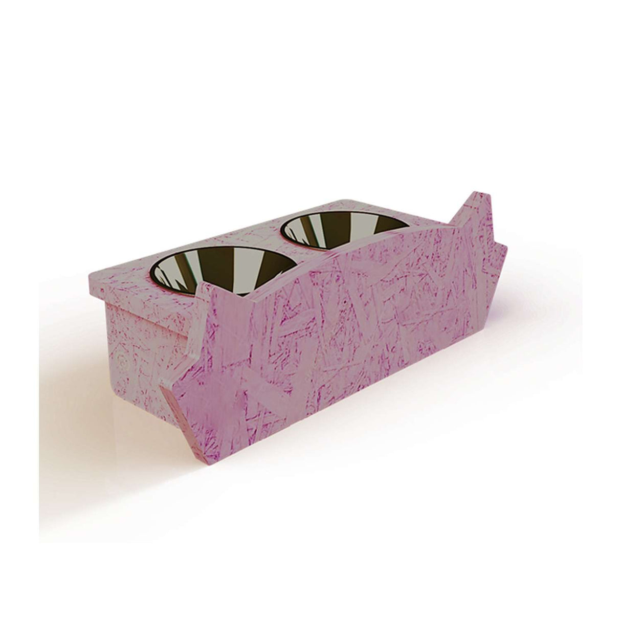 Comedero Mismicos 37 cm Rosa Pequeño para Gatos - Muebles para Mascotas | Bylmo