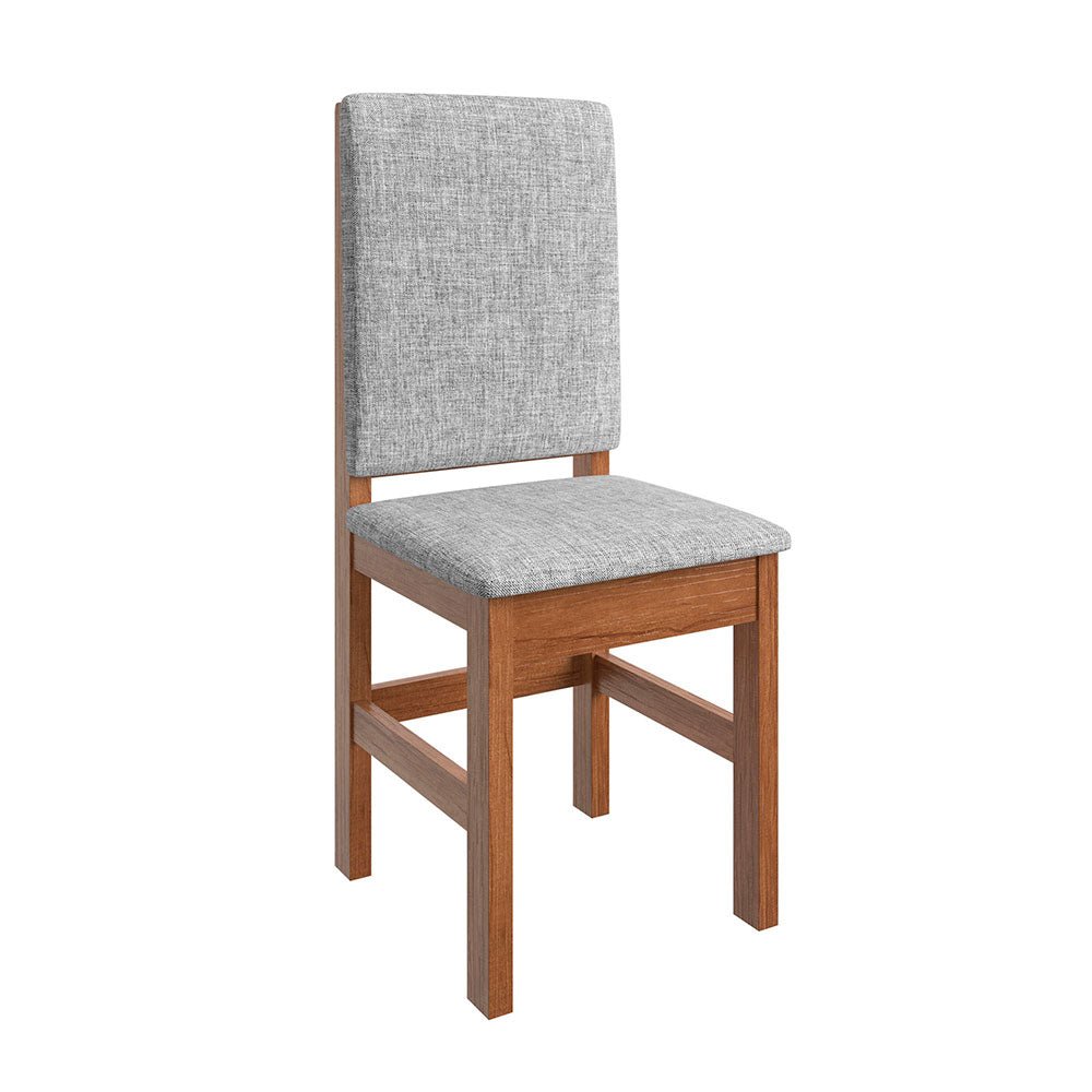 Comedor Columbus Canela 130 cm de Seis Puestos (Incluye Sillas) - Comedores | Bylmo