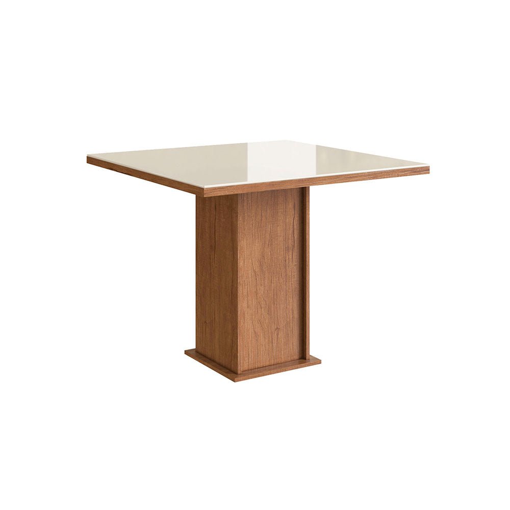 Comedor Hollywood Canela 90 cm de Cuatro Puestos (Incluye Sillas) - Comedores | Bylmo