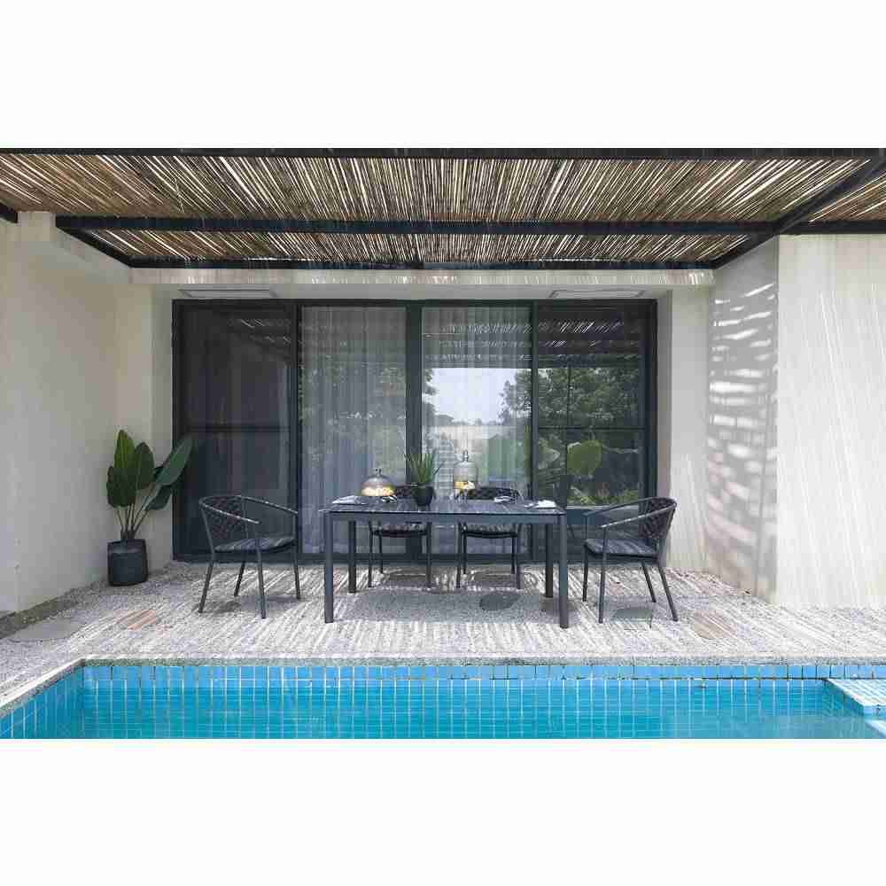 Comedor Tour Gris 160 cm de Exterior - Comedores | Bylmo